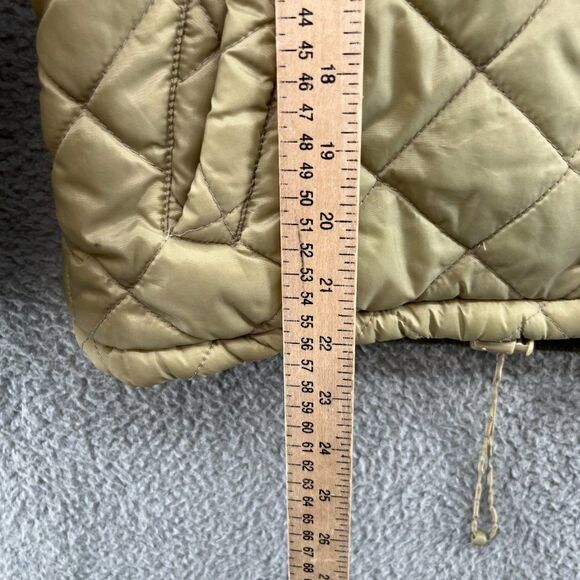 CX Diamond Quilted Fleece Lined Nylon Puffer Jacket Green - Picture 7 of 15